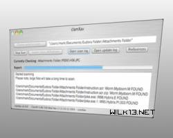 ClamXav Mac antivirus screenshot