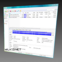 uTorrent P2P screenshot